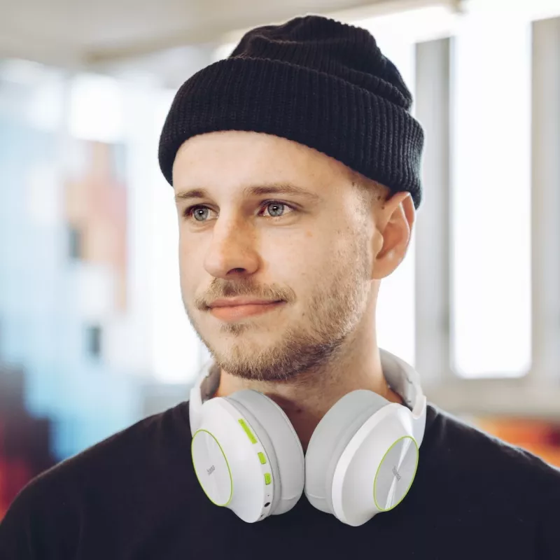 Hama Spirit Calypso II headset bezdrôtový cez hlavu hovory/hudba Bluetooth zelená, sivá, biela