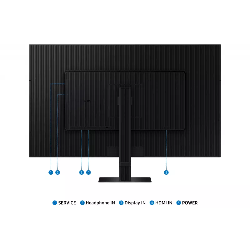 Samsung S70D počítačový monitor 81,3 cm (32 palcov) 3840 x 2160 pixelov 4K Ultra HD LED čierny