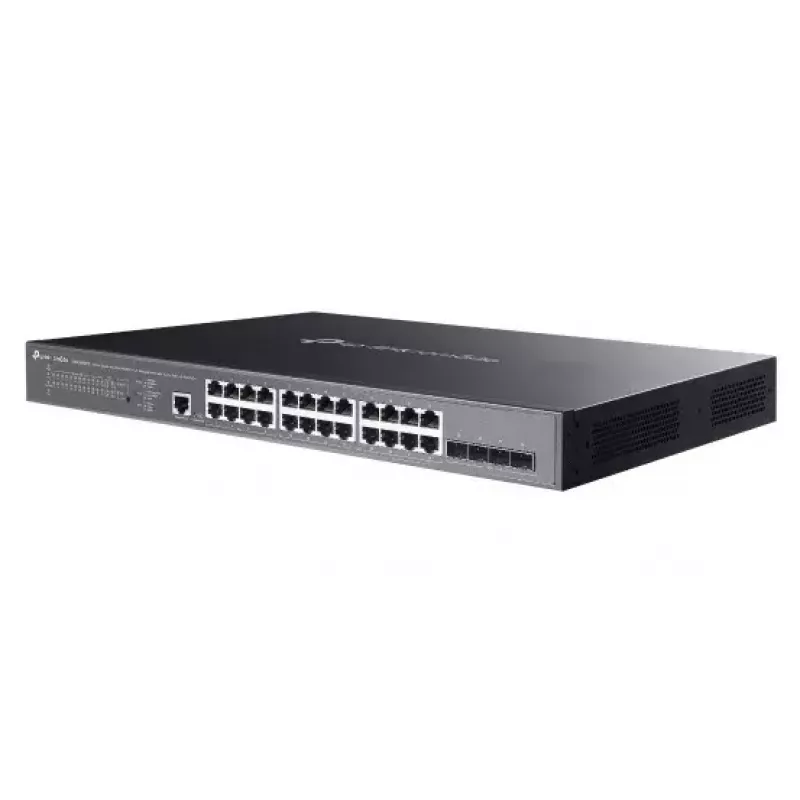 TP-Link Omada SG3428XMPP sieťový switch Managed L2+ Gigabit Ethernet (10/100/1000) Power over Ethernet (PoE) 1U čierny