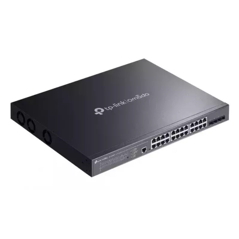 TP-Link Omada SG3428XMPP sieťový switch Managed L2+ Gigabit Ethernet (10/100/1000) Power over Ethernet (PoE) 1U čierny