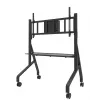 Neomounts MOVE Go XL FL50-575BL1 vozík na TV 65-110 palcov, max. 125 kg, nastaviteľná výška 129-139 cm, VESA 100x100-1100x600, uzamykateľný, certifikácia TÜV, čierny