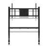 Neomounts MOVE Go XL FL50-575BL1 vozík na TV 65-110 palcov, max. 125 kg, nastaviteľná výška 129-139 cm, VESA 100x100-1100x600, uzamykateľný, certifikácia TÜV, čierny