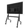 Neomounts MOVE Go XL FL50-575BL1 vozík na TV 65-110 palcov, max. 125 kg, nastaviteľná výška 129-139 cm, VESA 100x100-1100x600, uzamykateľný, certifikácia TÜV, čierny