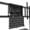 Neomounts MOVE Go XL FL50-575BL1 vozík na TV 65-110 palcov, max. 125 kg, nastaviteľná výška 129-139 cm, VESA 100x100-1100x600, uzamykateľný, certifikácia TÜV, čierny