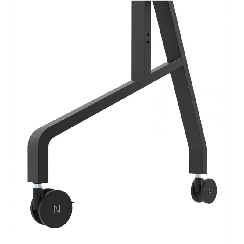 Neomounts MOVE Go XL FL50-575BL1 vozík na TV 65-110 palcov, max. 125 kg, nastaviteľná výška 129-139 cm, VESA 100x100-1100x600, uzamykateľný, certifikácia TÜV, čierny