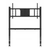 Neomounts MOVE Go XL FL50-575BL1 vozík na TV 65-110 palcov, max. 125 kg, nastaviteľná výška 129-139 cm, VESA 100x100-1100x600, uzamykateľný, certifikácia TÜV, čierny