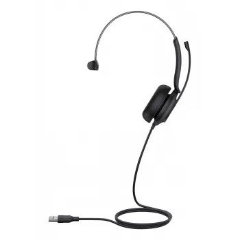 Yealink UH35 Mono Teams USB-A headset, káblový, 20 - 20000 Hz, kancelária/call centrum, 96,5 g, headset, čierny