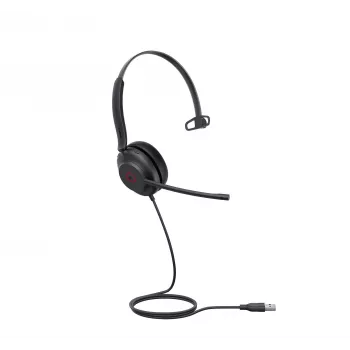 Yealink UH35 Mono Teams USB-A headset, káblový, 20 - 20000 Hz, kancelária/call centrum, 96,5 g, headset, čierny