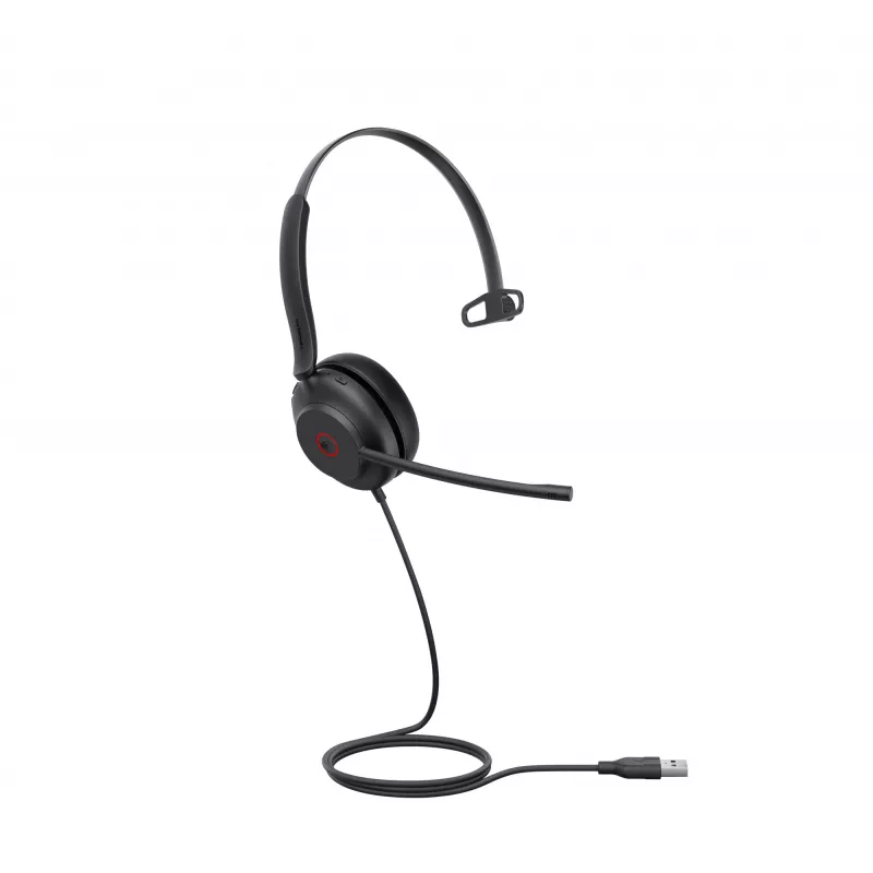 Yealink UH35 Mono Teams USB-A headset, káblový, 20 - 20000 Hz, kancelária/call centrum, 96,5 g, headset, čierny