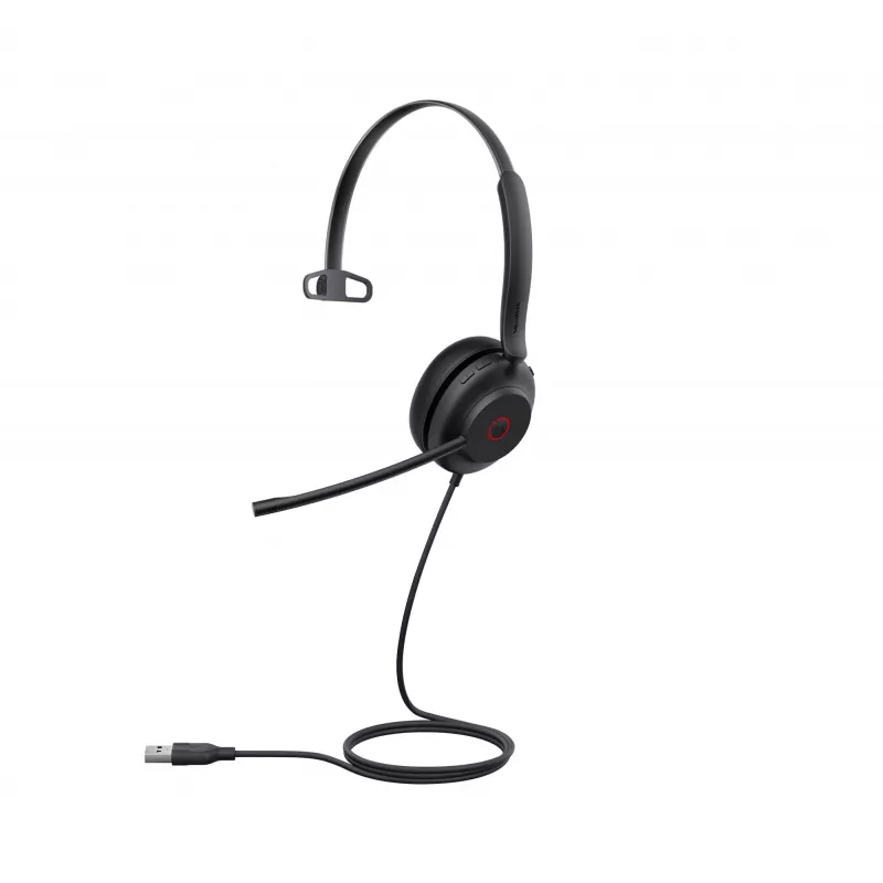 Yealink UH35 Mono Teams USB-A headset, káblový, 20 - 20000 Hz, kancelária/call centrum, 96,5 g, headset, čierny
