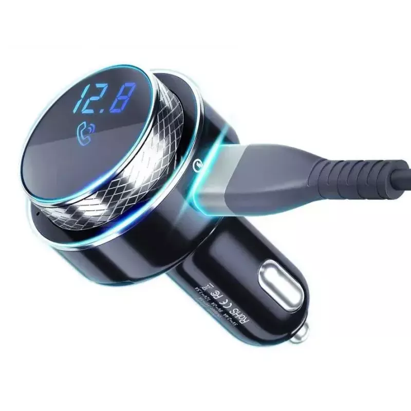 FM vysielač 3MK Hyper Car 87,5 – 99,8 MHz USB čierny