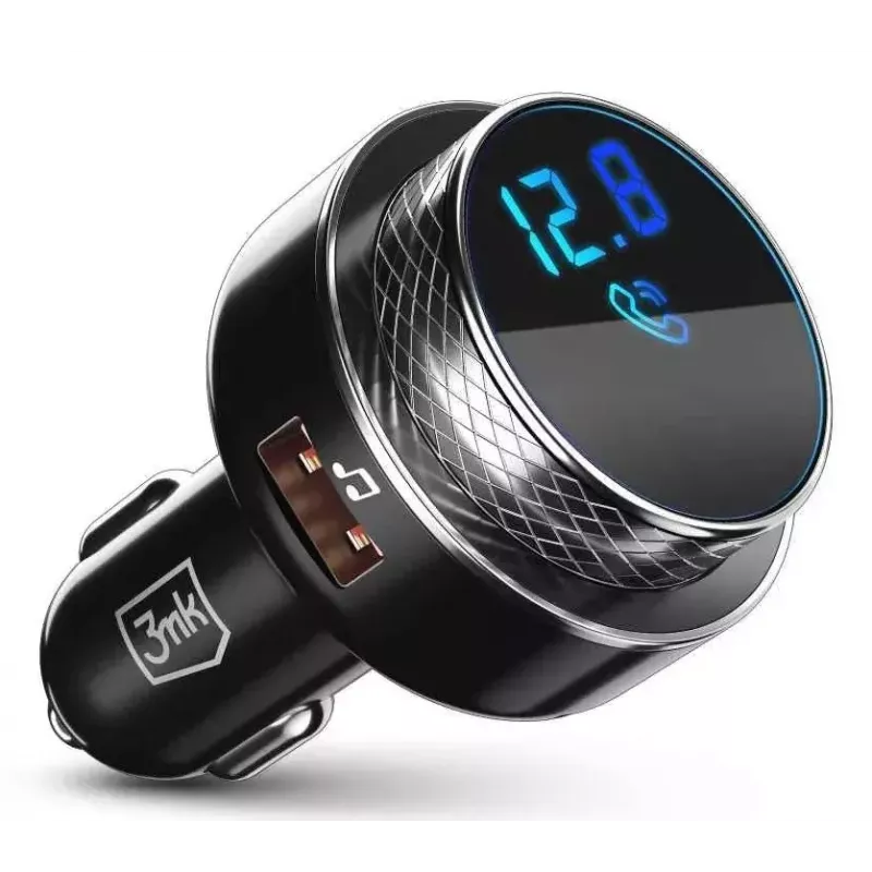 FM vysielač 3MK Hyper Car 87,5 – 99,8 MHz USB čierny