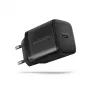 Nástenná nabíjačka Axagon ACU-PD20 1x QC3.0/AFC/FCP/PD Type-C 20W čierna