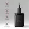Nástenná nabíjačka Axagon ACU-PD20 1x QC3.0/AFC/FCP/PD Type-C 20W čierna