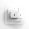 Axagon ACU-PD20W nástenná nabíjačka 1x QC3.0/AFC/FCP/PD Type-C 20W biela