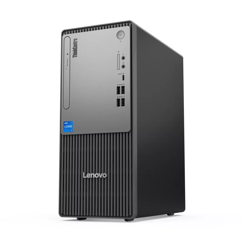 Lenovo ThinkCentre neo 50t Gen 5 Intel® Core™ i3 i3-14100 8 GB DDR5-SDRAM 512 GB SSD Windows 11 Pro Tower PC čierna, sivá