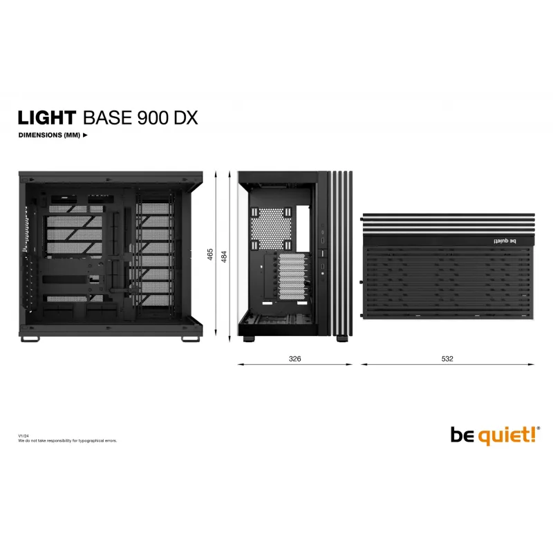 be quiet LIGHT BASE 900 DX čierna Full Tower