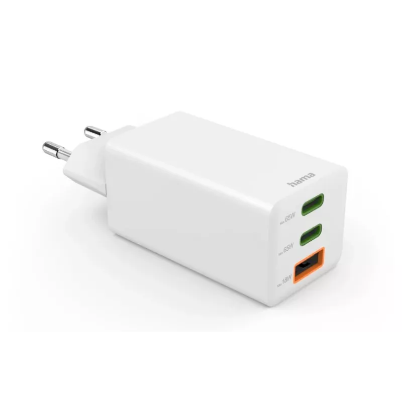 Hama 00201996 mobilná nabíjačka smartfón biela AC rýchle nabíjanie interiér, exteriér