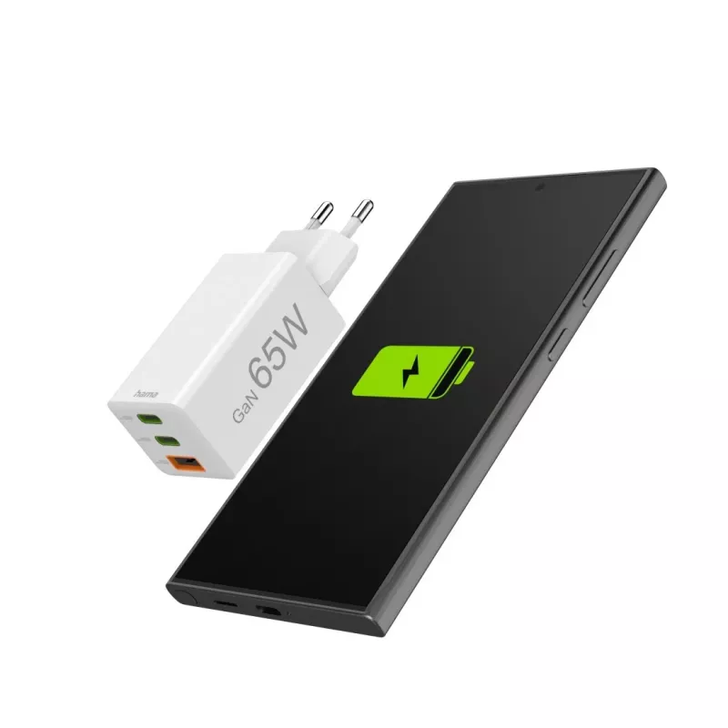 Hama 00201996 mobilná nabíjačka smartfón biela AC rýchle nabíjanie interiér, exteriér