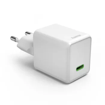 Hama 00201983 nabíjačka pre mobilné zariadenia headset, laptop, powerbank, smartfón, tablet biela AC rýchle nabíjanie interiér