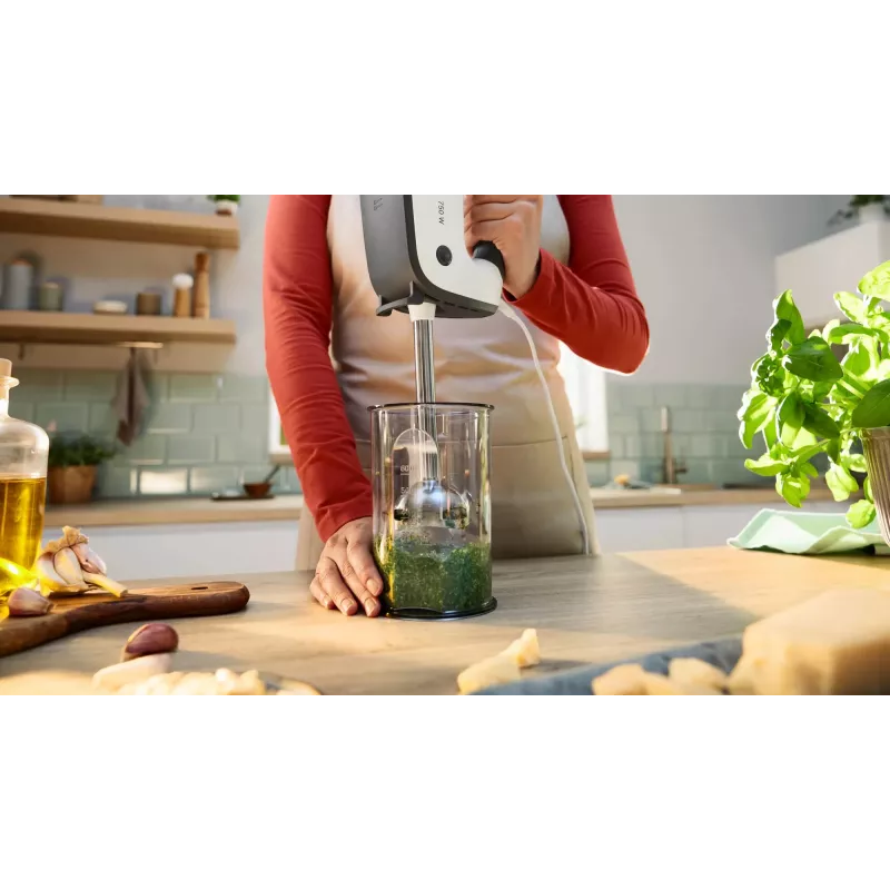 Bosch MFQ37470 ručný mixér 750 W čierna, biela