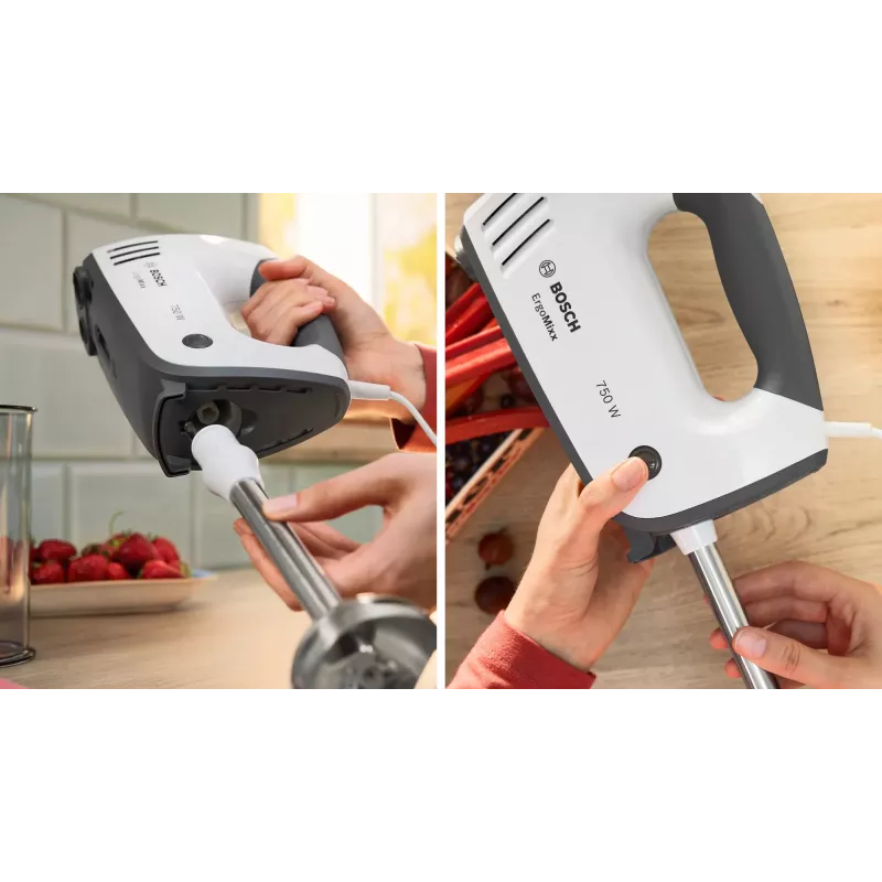 Bosch MFQ37470 ručný mixér 750 W čierna, biela