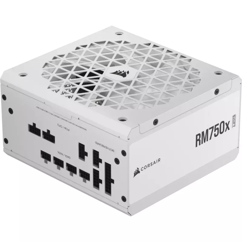 CORSAIR napájací zdroj - Rm750x Shift 80 Plus Gold plne modulárny ATX - biely