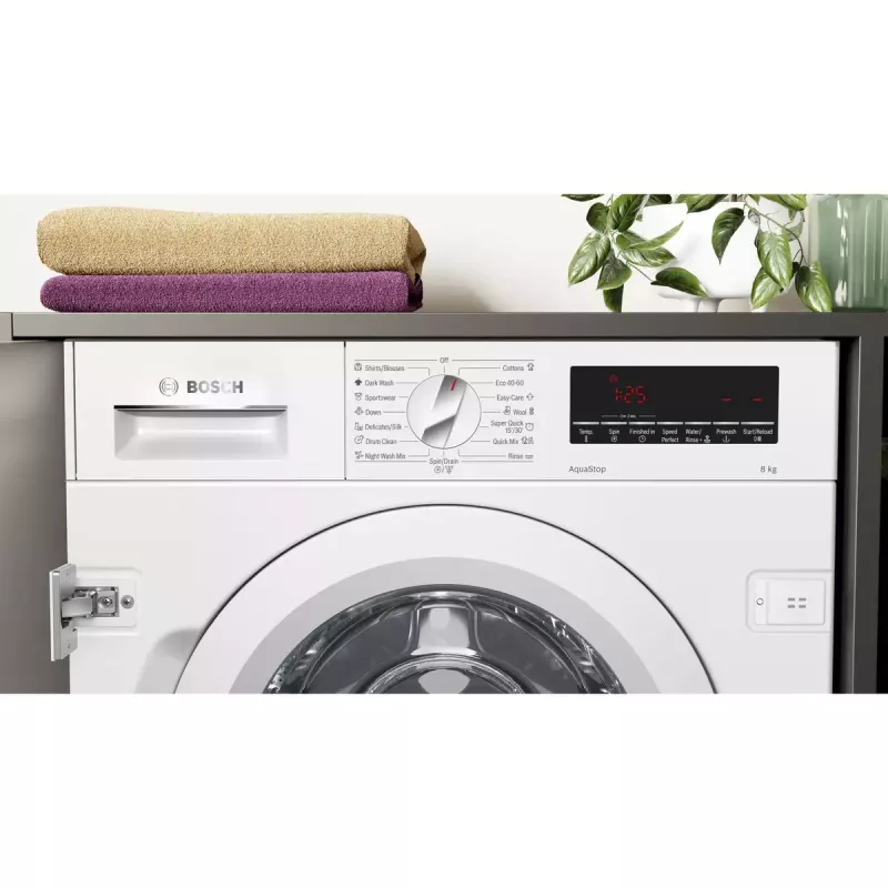 Bosch Serie 8 WIW28542EU práčka predné plnenie 8 kg 1400 ot/min biela