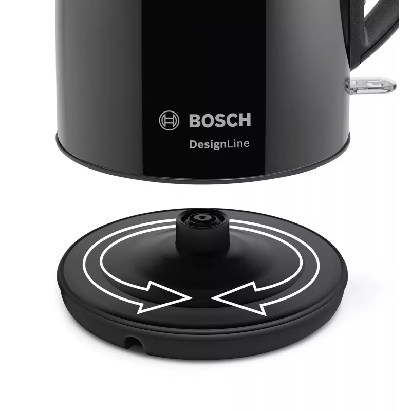 Bosch TWK3P423 rýchlovarná kanvica 1,7 l 2400 W čierna