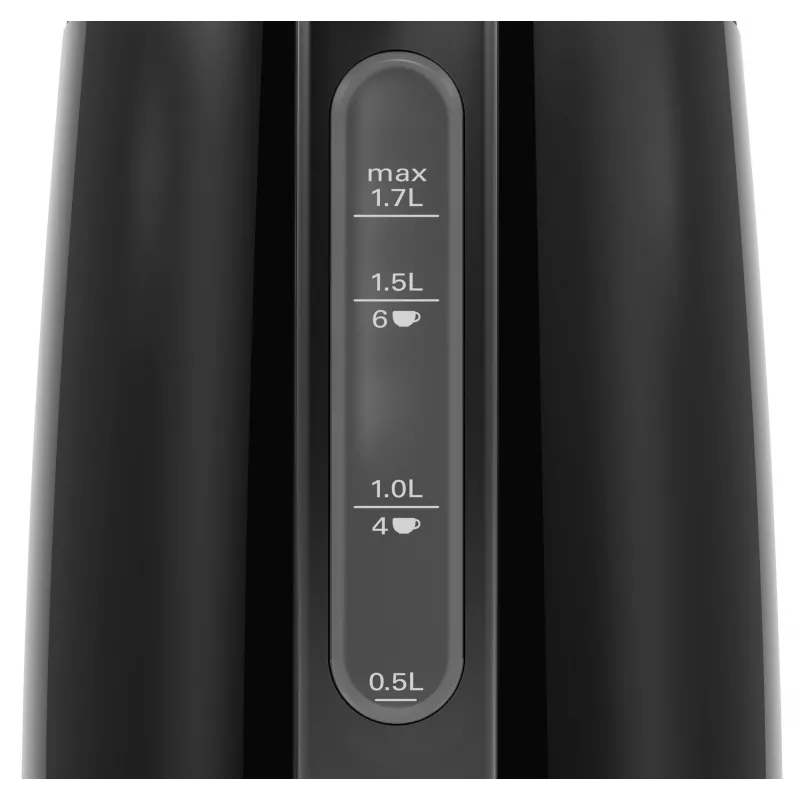 Bosch TWK3P423 rýchlovarná kanvica 1,7 l 2400 W čierna