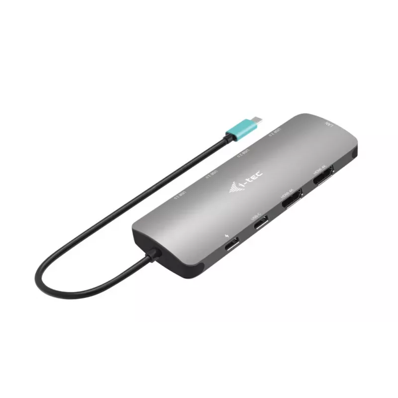 i-tec Metal USB-C Nano 2x Display dokovacia stanica s PD 100 W + nabíjačka 100W