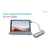i-tec Metal USB-C Nano 2x Display dokovacia stanica s PD 100 W + nabíjačka 100W