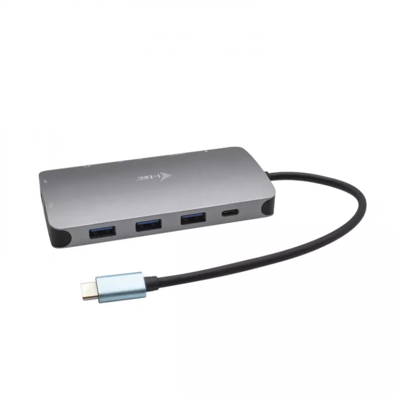 i-tec Metal USB-C Nano dock HDMI/VGA s LAN + nabíjačka 100 W