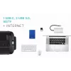 i-tec Metal USB-C Nano dock HDMI/VGA s LAN + nabíjačka 100 W