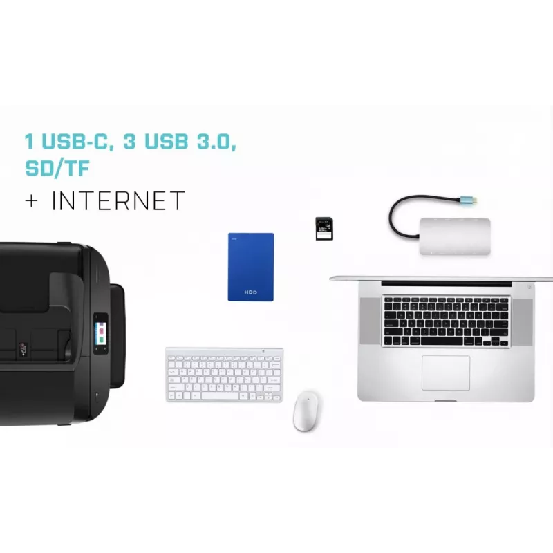 i-tec Metal USB-C Nano dock HDMI/VGA s LAN + nabíjačka 100 W