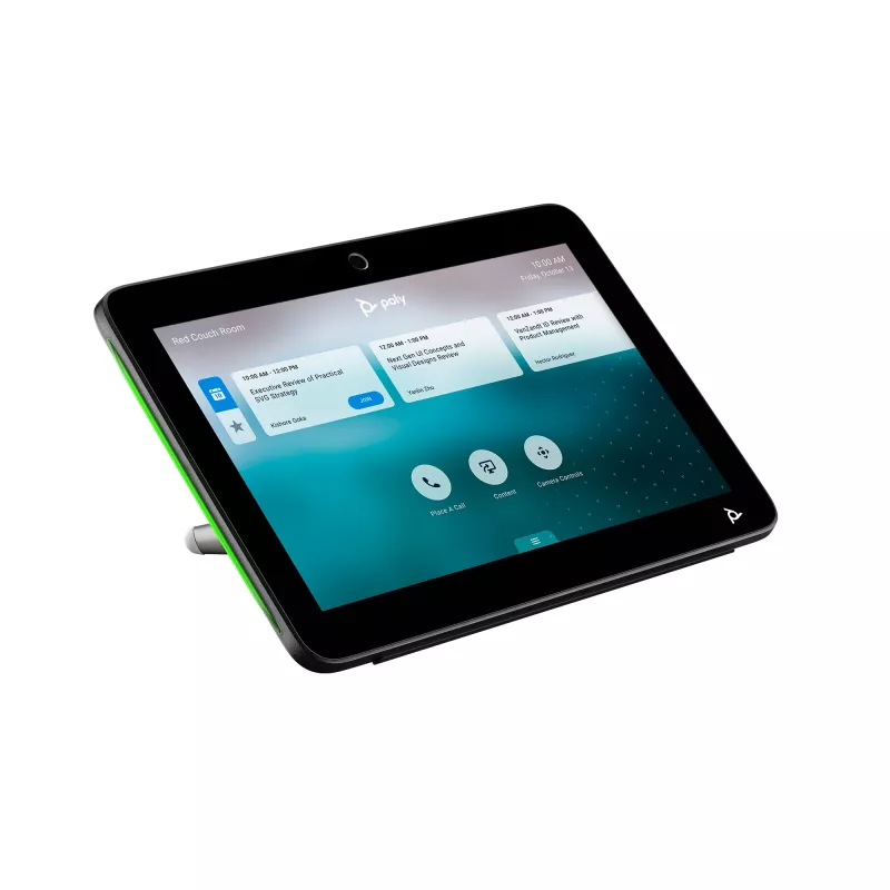 HP Poly TC10 dotykový ovládač, čierny, 1280 x 800 pixelov, 260 mm, 184 mm, 64 mm, 1,27 kg