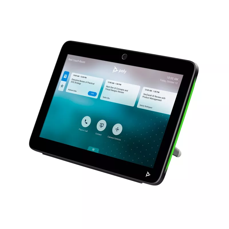 HP Poly TC10 dotykový ovládač, čierny, 1280 x 800 pixelov, 260 mm, 184 mm, 64 mm, 1,27 kg