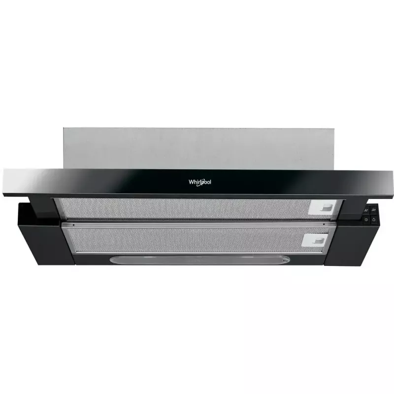 Čiastočne integrovaný digestor WHIRLPOOL AKR750GK, 599 mm šírka, 304 m³/h, čierna