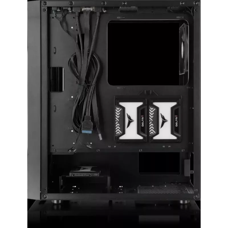Skriňa Thermaltake Versa XM1 Tempered Glass Midi Tower, čierna