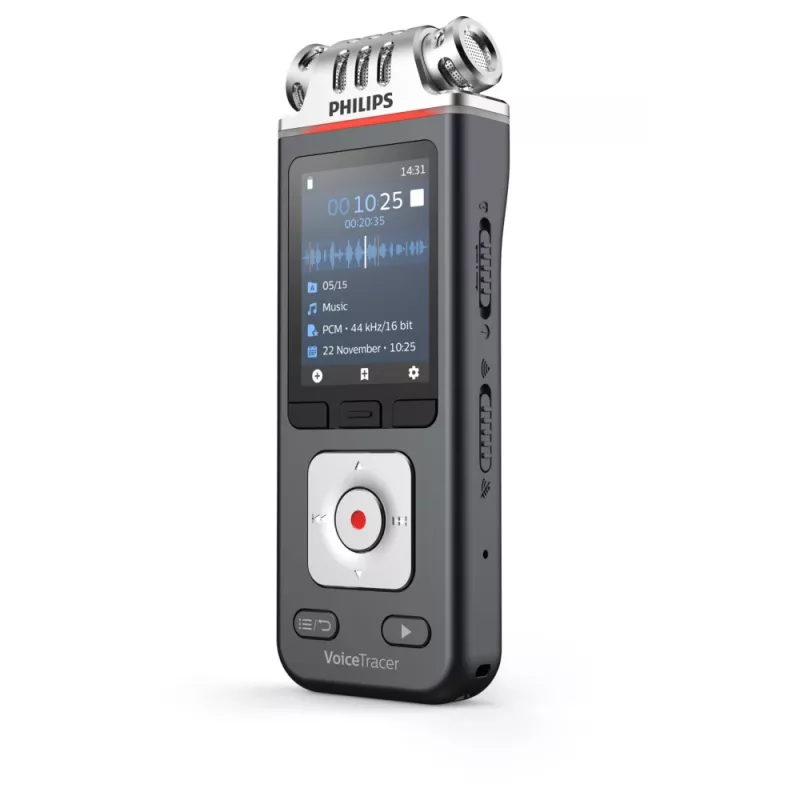 Philips VoiceTracer čierna, sivá