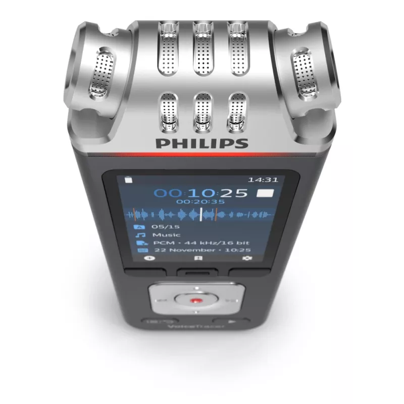 Philips VoiceTracer čierna, sivá