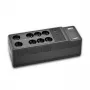 APC Back-UPS, 500VA/300W podlahová/nástenná montáž, 230V, 8x francúzske/belgické zásuvky, USB Type-A port, používateľom vymeniteľná batéria