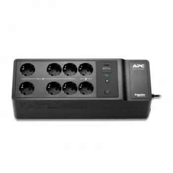 APC Back-UPS, 500VA/300W podlahová/nástenná montáž, 230V, 8x CEE 7/3 Schuko zásuvky, USB Type-A port, používateľom vymeniteľná batéria