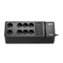 APC Back-UPS, 500VA/300W podlahová/nástenná montáž, 230V, 8x CEE 7/3 Schuko zásuvky, USB Type-A port, používateľom vymeniteľná batéria