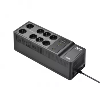 APC Back-UPS, 1050VA/600W podlahová/nástenná montáž, 230V, 8x Schuko CEE 7/3 zásuvky, USB Type A+C port, vymeniteľná batéria