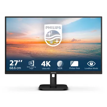 Philips 27E1N1800A/00 počítačový monitor 68,6 cm (27 palcov) 3840 x 2160 pixelov 4K Ultra HD LED čierny