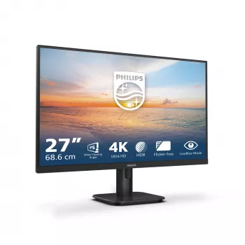 Philips 27E1N1800A/00 počítačový monitor 68,6 cm (27 palcov) 3840 x 2160 pixelov 4K Ultra HD LED čierny