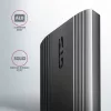 Axagon EEM2-GTS2 externé USB-C 10 Gbit/s kovové puzdro pre M.2 NVMe a SATA SSD disky. Bez skrutiek