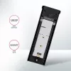 Axagon EEM2-UB2 externé USB-C 10Gbps kovové puzdro pre M.2 NVMe SSD disky. Čierna