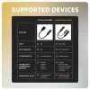 Axagon ADA-HCPD USB-C na 3,5 mm jack – Hi-Res DAC audio adaptér, 384 kHz/32 bit, PD 60 W 3 A